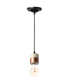 Hanglamp Musica III wit/koper