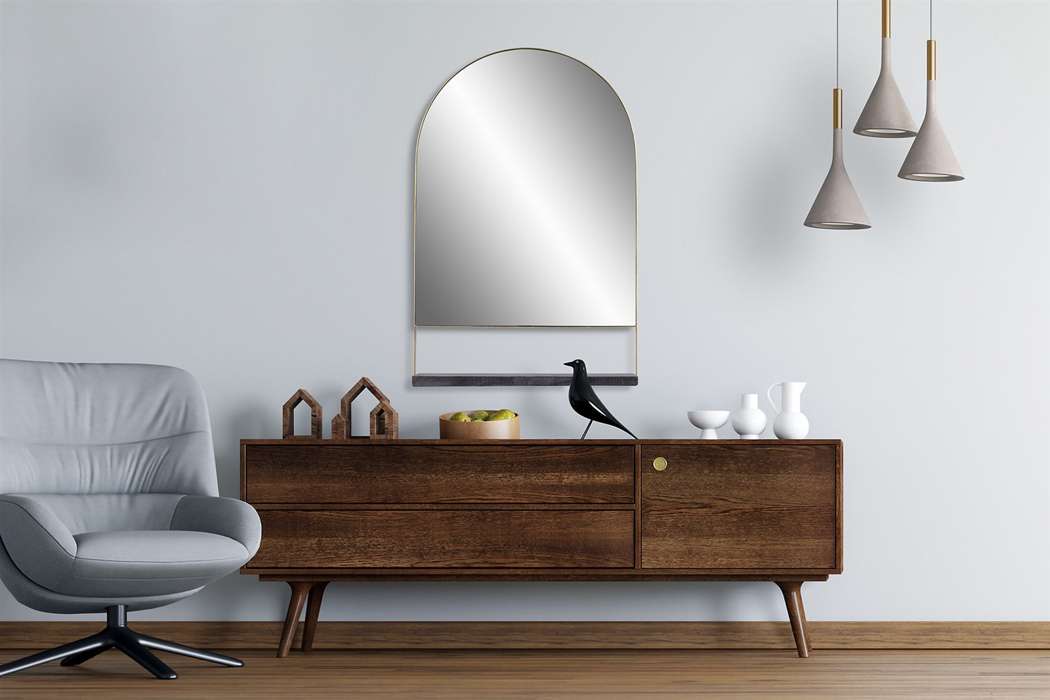Wandspiegel Doha 125 zwart - Afbeelding 4