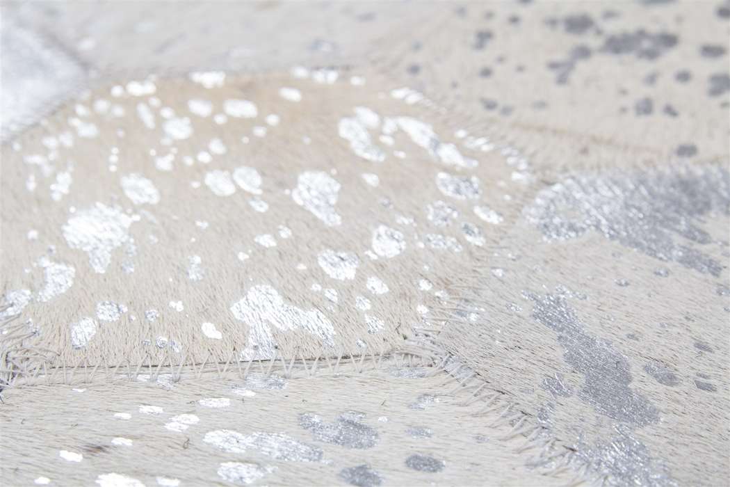 Spark Pouf 200 grey / silver 45cm x 45cm - Afbeelding 3