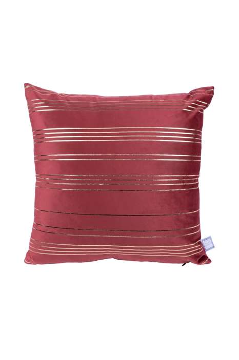 Decorative cushion & blanket Prisma 525 set of 2 red / gold - Afbeelding 2