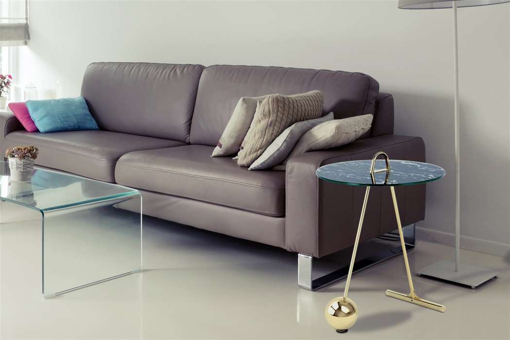 Sidetable Pendulum 525 goud/zwart - Afbeelding 2