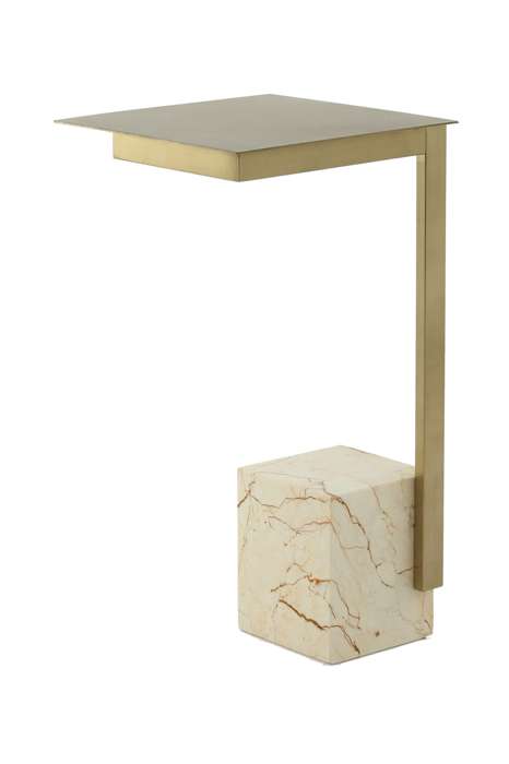Side table Rocio 200 white / multi