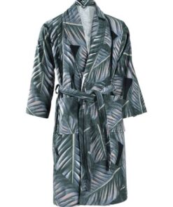 Bathrobe Tropical 125 Black / Green XL
