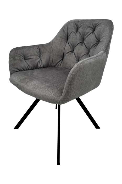 Chair Georgia set 2 dark grey
