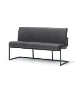 Eetbank Milaan 155cm Micro leder B2 Antr