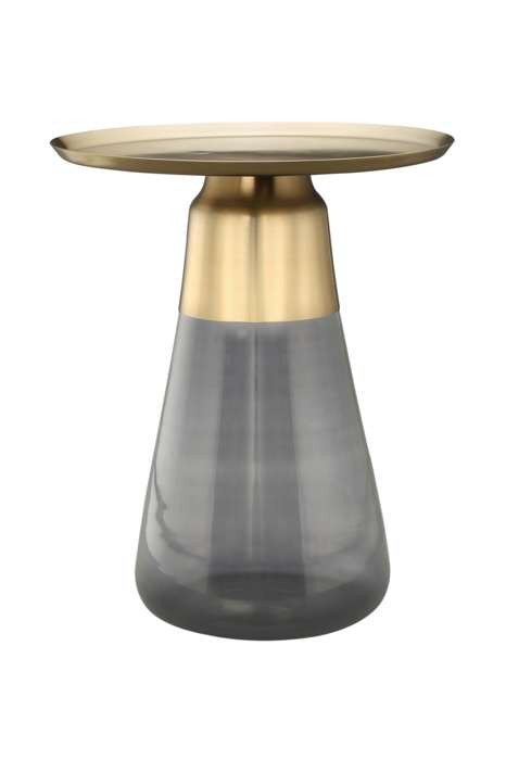 Sidetable Roman 225 grijs/goud