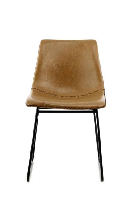 Chair Caila 110 set of 2 light brown - Afbeelding 2