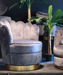 Alternative view of Fauteuil Clever donker grijs