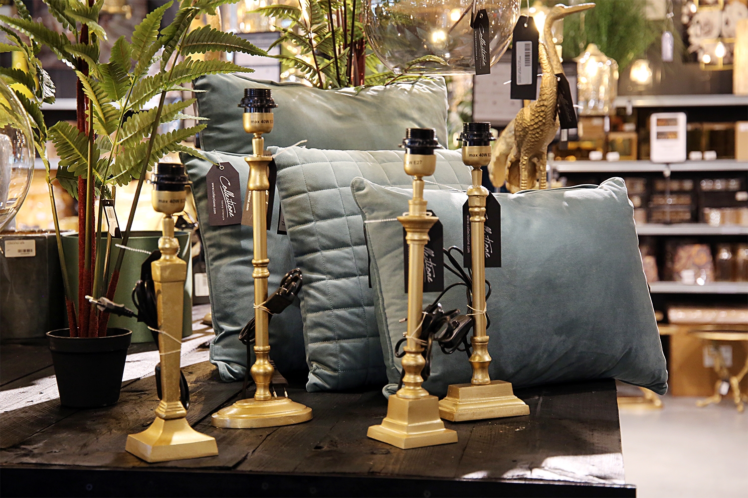 Table lamp Roberta small gold - Afbeelding 2