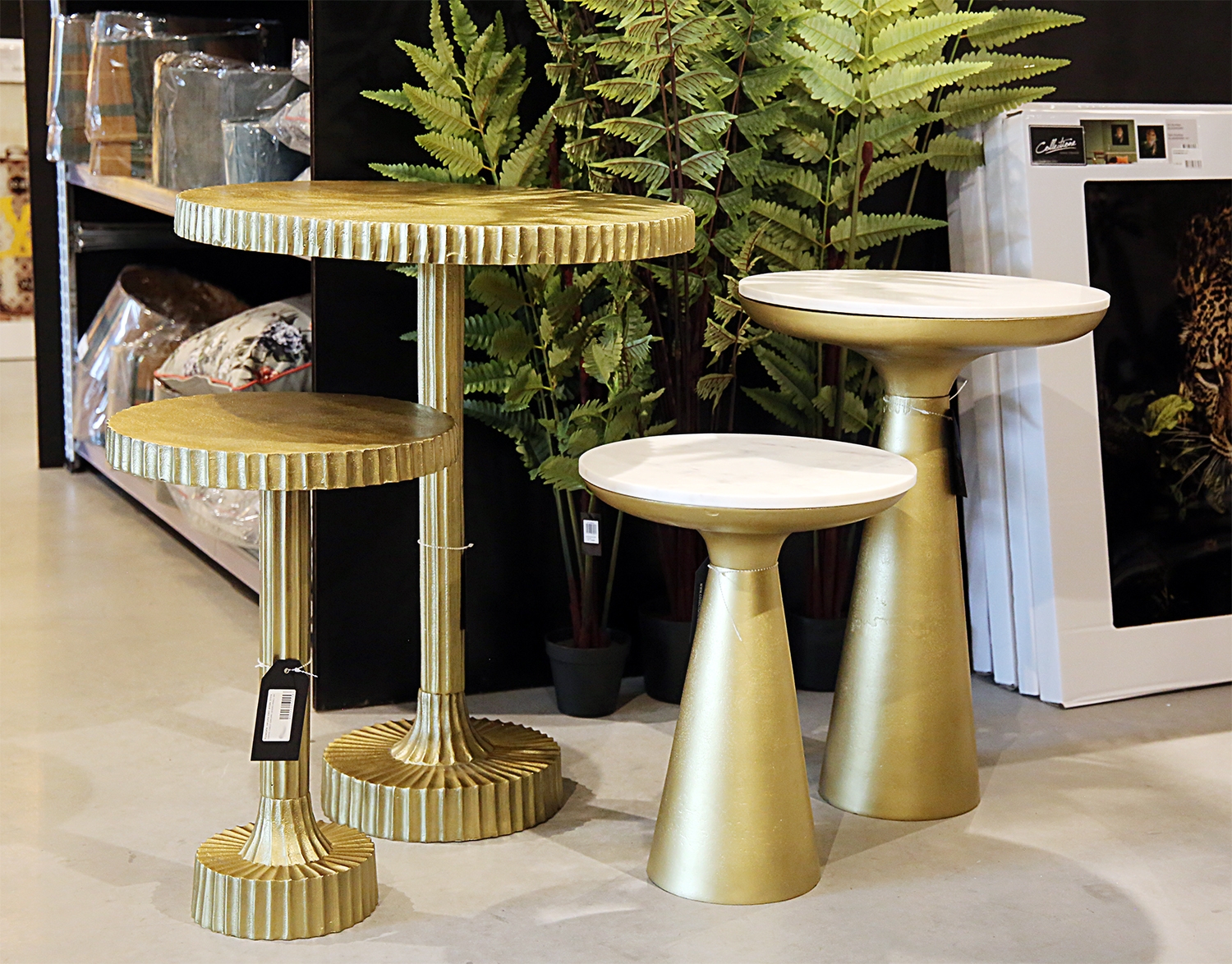 Side table Emilio large antique brass - Afbeelding 2