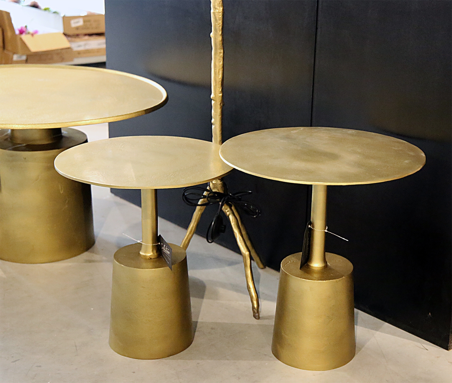 Side table Viola small antique gold - Afbeelding 2