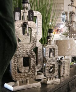 Alternative view of Table lamp Modena L, nickel design