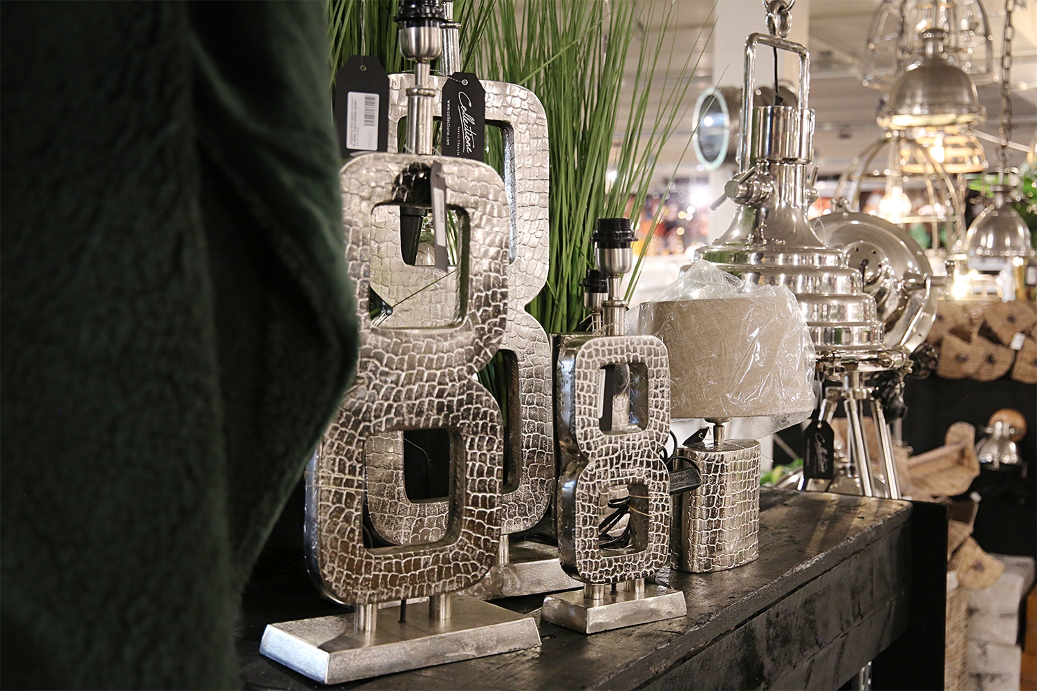 Table lamp Modena L, nickel design - Afbeelding 2