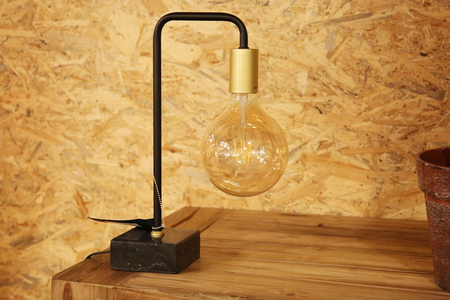 Table lamp Markanti black + gold - Afbeelding 4
