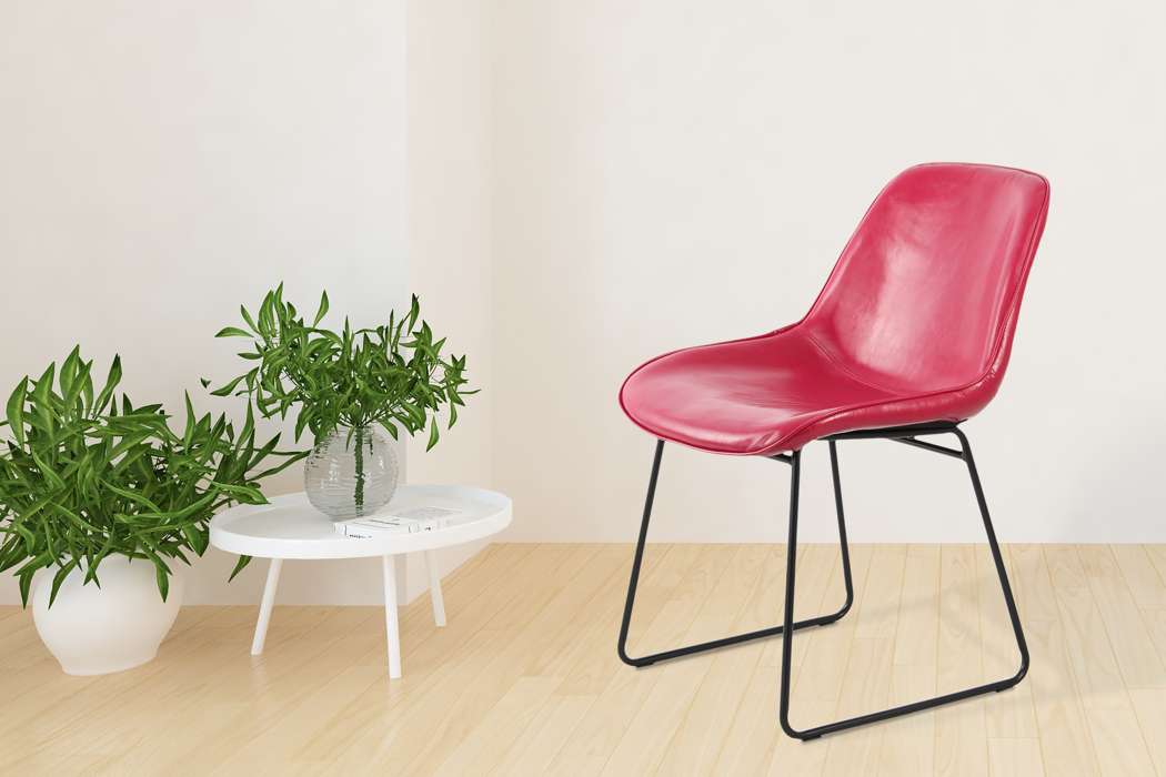 Chair Cora 110 set of 2 pink / red - Afbeelding 2