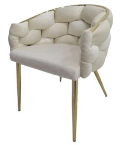 Chair Grace 125 2er-Set cream / gold