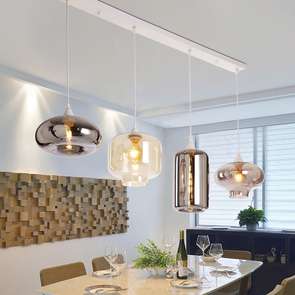 Hanglamp Vilmar 4 lichts wit - Afbeelding 2