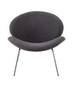 Alternative view of Chair Jaden 125 set of 2 gray / silver