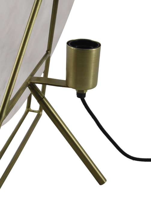 Tafellamp Carmie 487 marmer/wit - Afbeelding 3