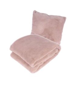 Deco Cushion & Blanket Aimee 625 set of 2 pink