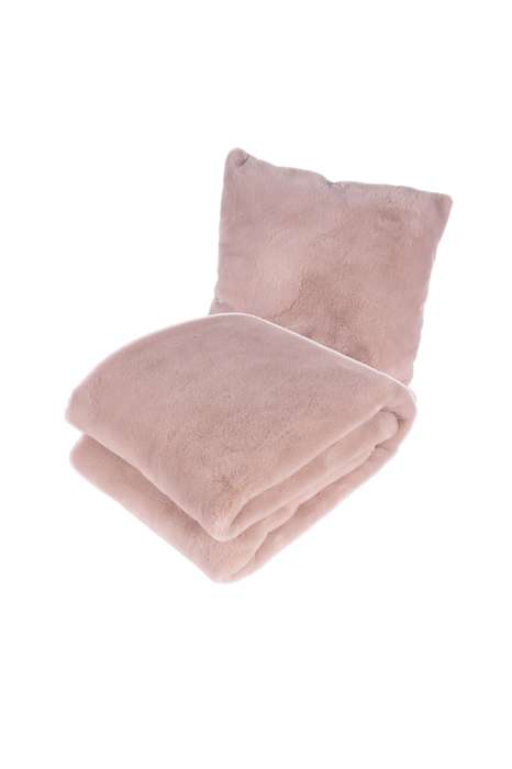 Deco Cushion & Blanket Aimee 625 set of 2 pink