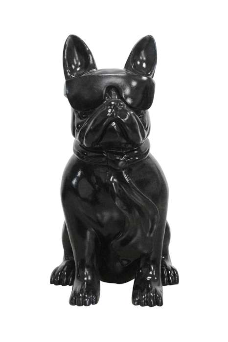 Sculptuur Bulldog 125 zwart