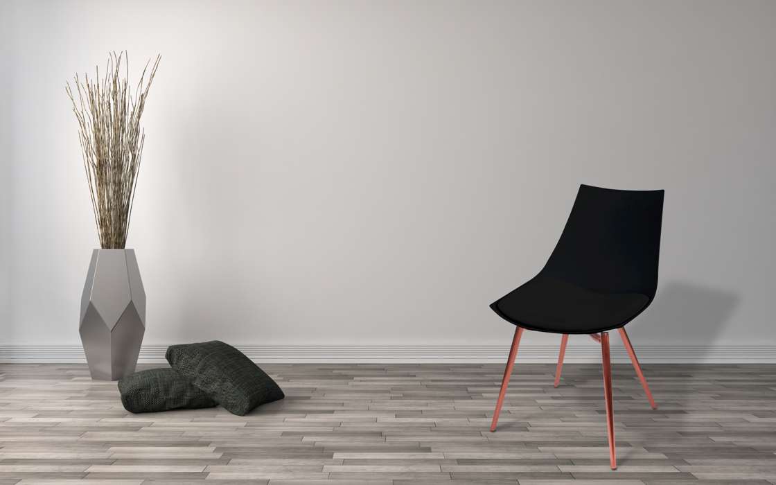 Chair Dakota 110 4er-Set black / copper - Afbeelding 2