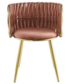 Chair Melly set van 2 roze