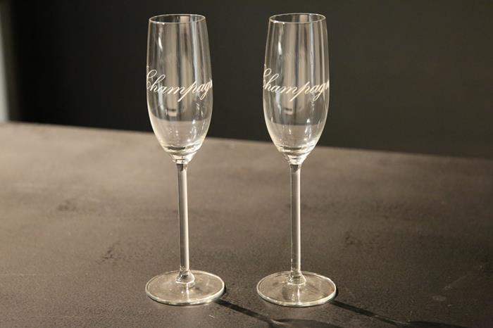 Champagneglas set 2