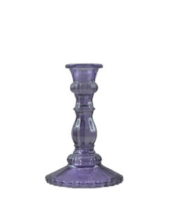 Kandelaar purple 17 x 10 cm