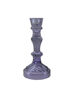 Kandelaar purple 20 x 10 cm