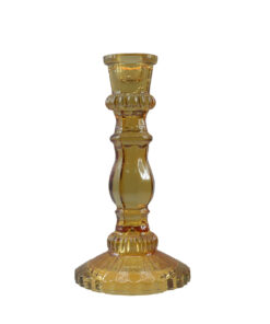 Kandelaar L. Amber 23 x 12 cm