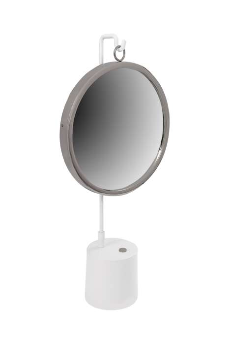 Table mirror Eleganca 225 white / silver - Afbeelding 2