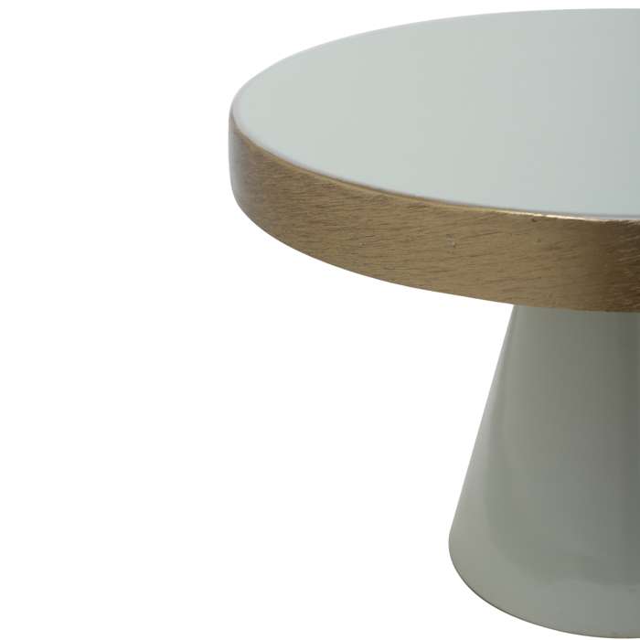 Taartschaal Art Deco 2055 mint/goud - Afbeelding 3