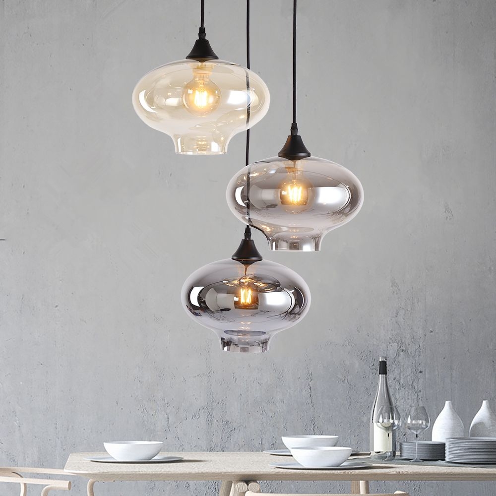 Hanglamp Vilmar 3 lichts zwart - Afbeelding 2