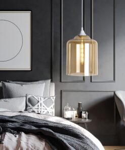 Alternative view of Hanglamp Vilmar 1 lichts wit