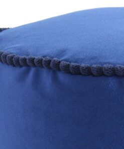 Alternative view of poef Taj Mahal 225 blauw
