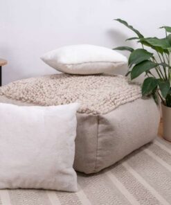 Alternative view of Deco Cushion Aimee 625 set of 2 white