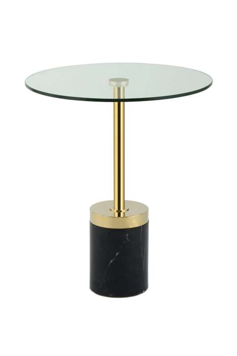 Side table Lana 125 gold / black - Afbeelding 2