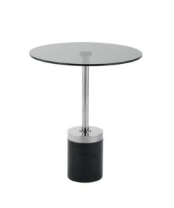 Side table Lana 125 graphite / black