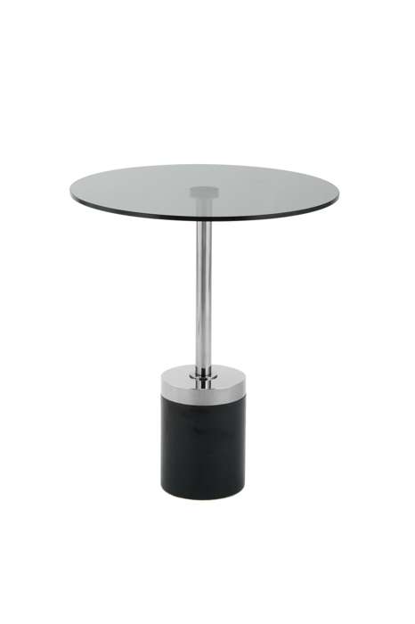 Side table Lana 125 graphite / black