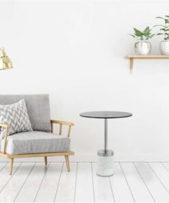 Alternative view of Sidetable Lana 125 grijs/wit