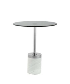 Sidetable Lana 125 grijs/wit