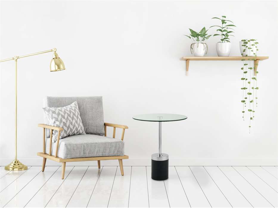 Side table Lana 125 Silver/Black - Afbeelding 3