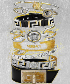 Glasschilderij 60x80 Versace
