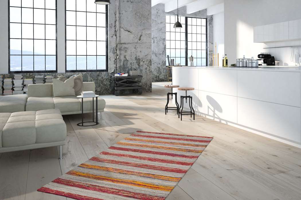 Duarte 210 Nature/red 160x230cm - Afbeelding 2
