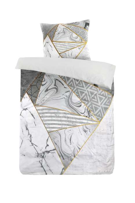 Bed linen Bavaria 125-GB Grey / Gold 260cm x 220cm