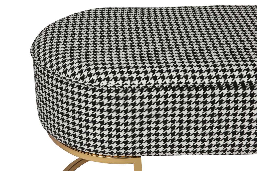 Bench Athea 125 black / white / gold - Afbeelding 3