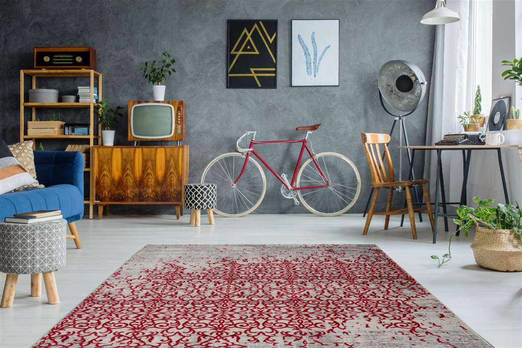 Baroque 200 Red 200x290cm - Afbeelding 2