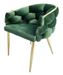 Chair Grace 125 2er-Set green / gold